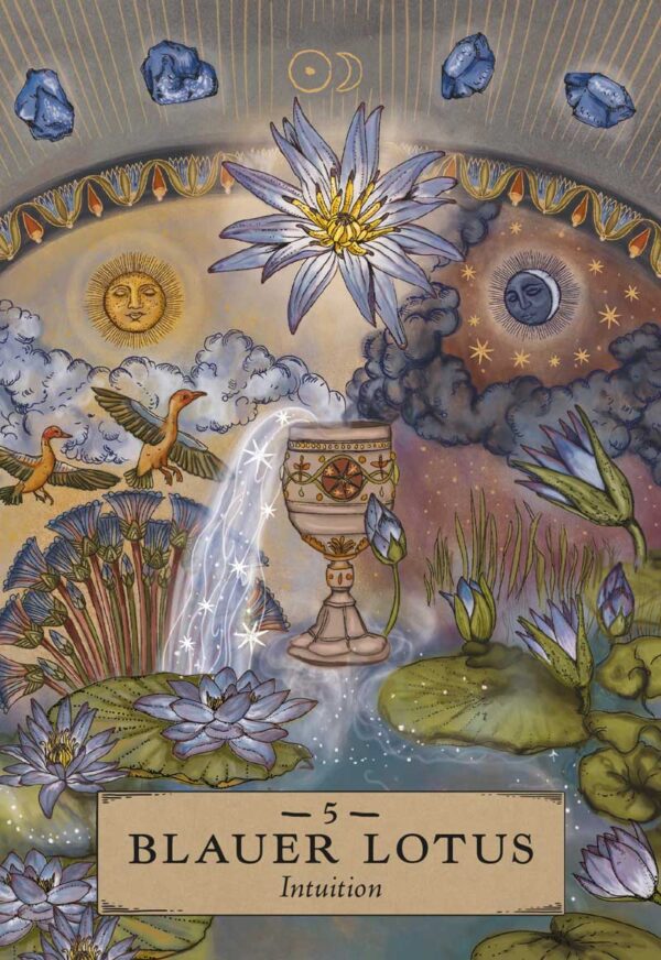 Herbal Astrology Orakel - Blauer Lotus - Intuition